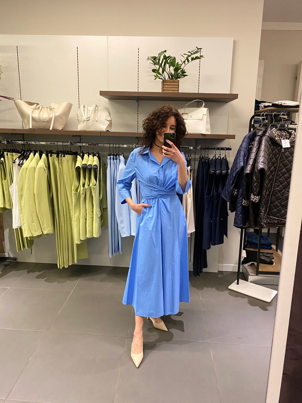 Abito FIOCCO azzurro