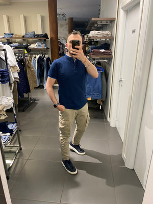 Polo coreana HURGHADA blu
