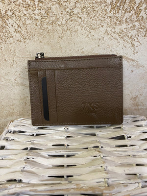 Portafogli vera pelle MARRONE