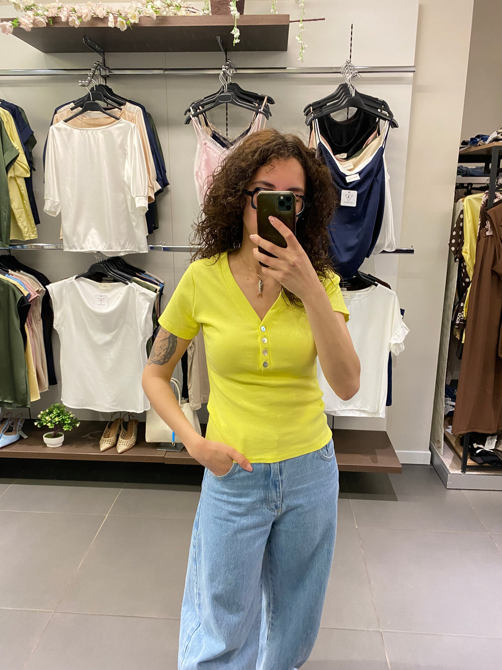 T-shirt GRANADA lime