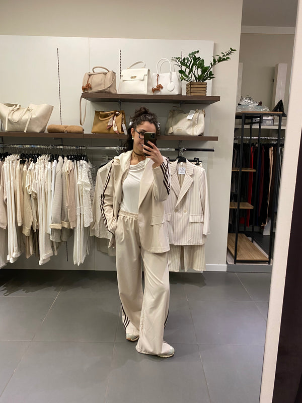 Completo sportivo BANDE beige