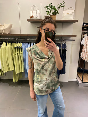 T-shirt SINGAPORE verde