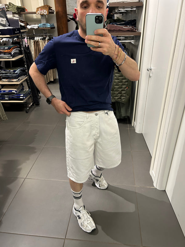 Bermuda NASSO denim bianco
