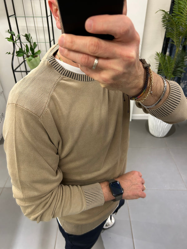 Maglioncino Cotone con inserto CONSENSO coloniale