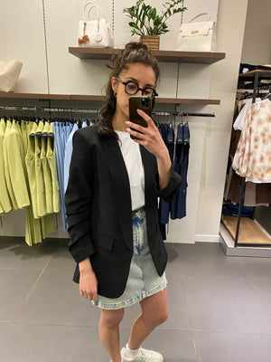 Blazer ARRICCIATO nero