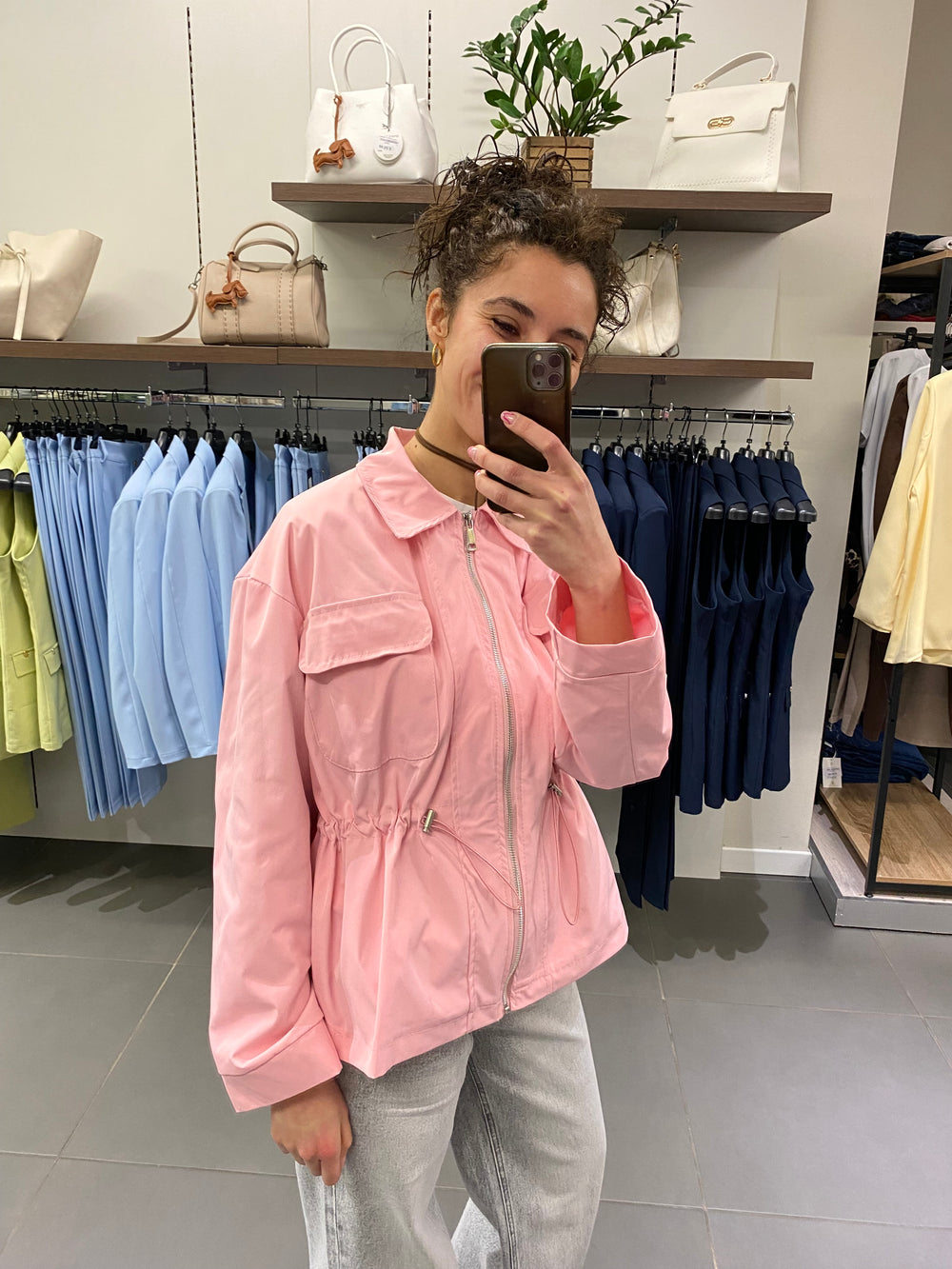 Spolverino ARRICCIATO rosa