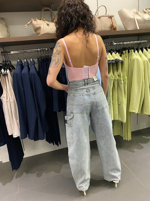 Jeans STRASS baloon denim