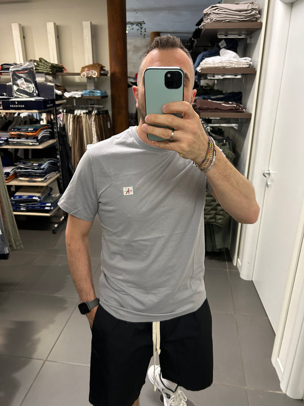 T-Shirt CK in cotone grigio