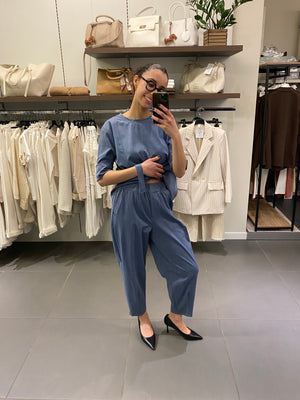 COORDINATO IN PUNTO MILANO DENIM