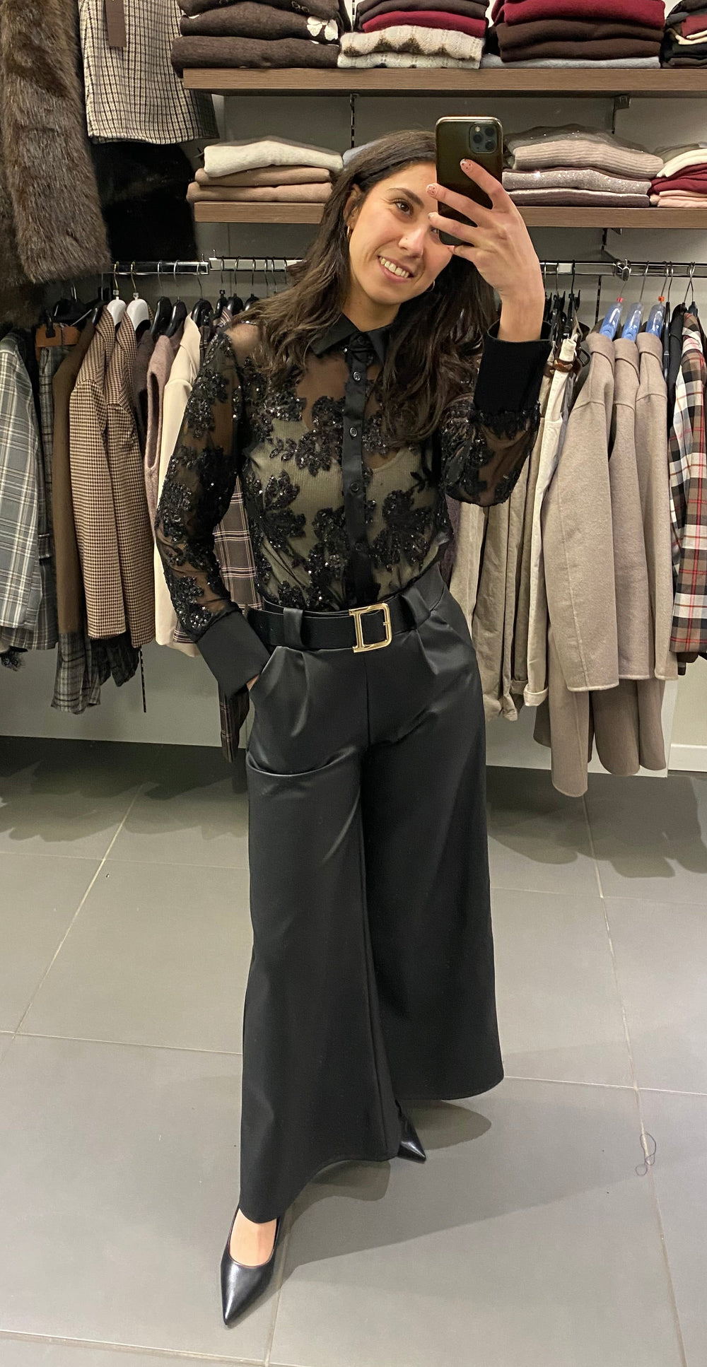 PANTALONE IN ECOPELLE