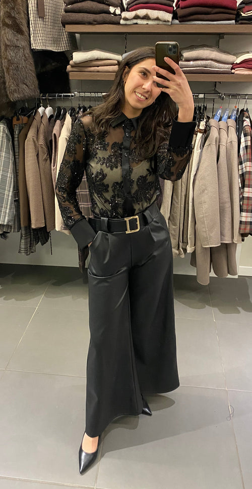 PANTALONE IN ECOPELLE