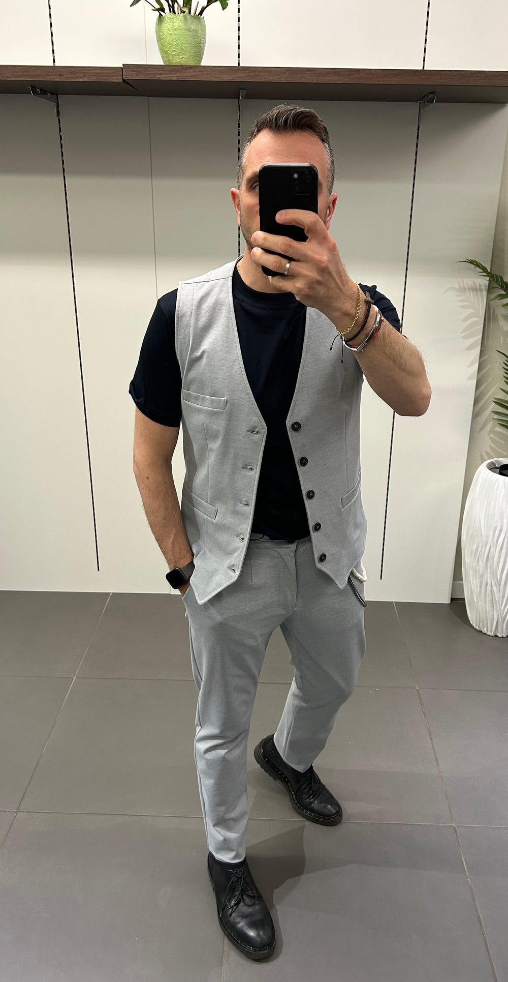 Gilet PUNTO MILANO grigio