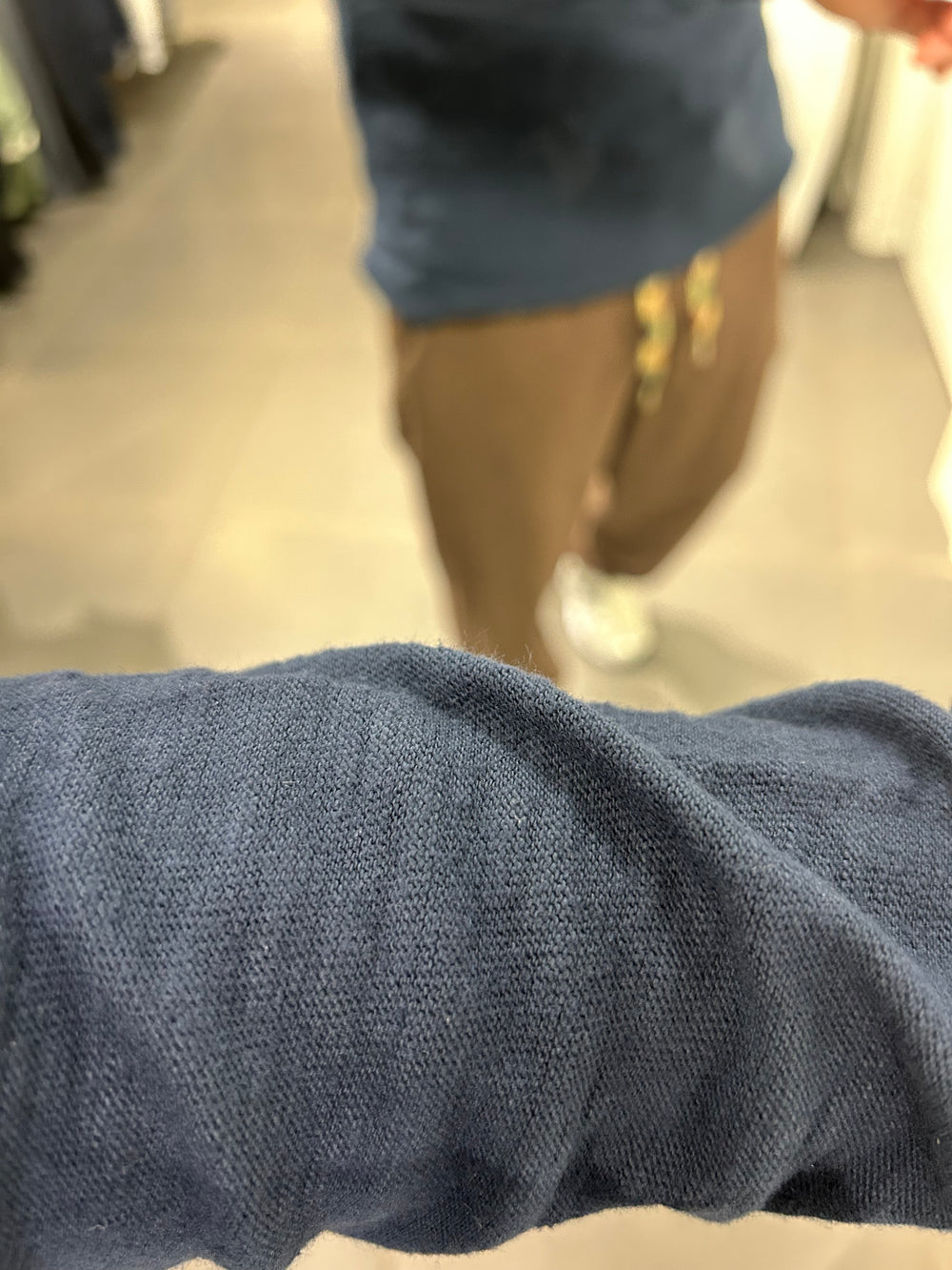 Maglia TASCHINO cotone blu