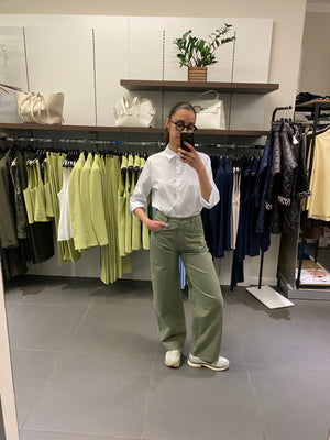 Pantalone BARREL bighet verde
