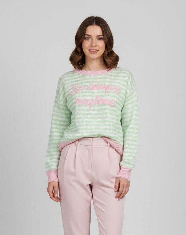 Maglioncino HO SEMPRE RAGIONE verde