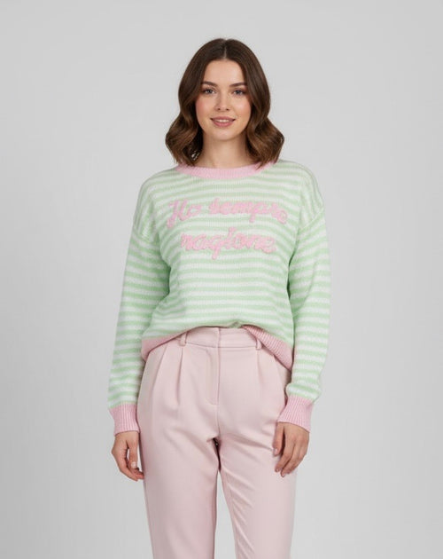 Maglioncino HO SEMPRE RAGIONE verde