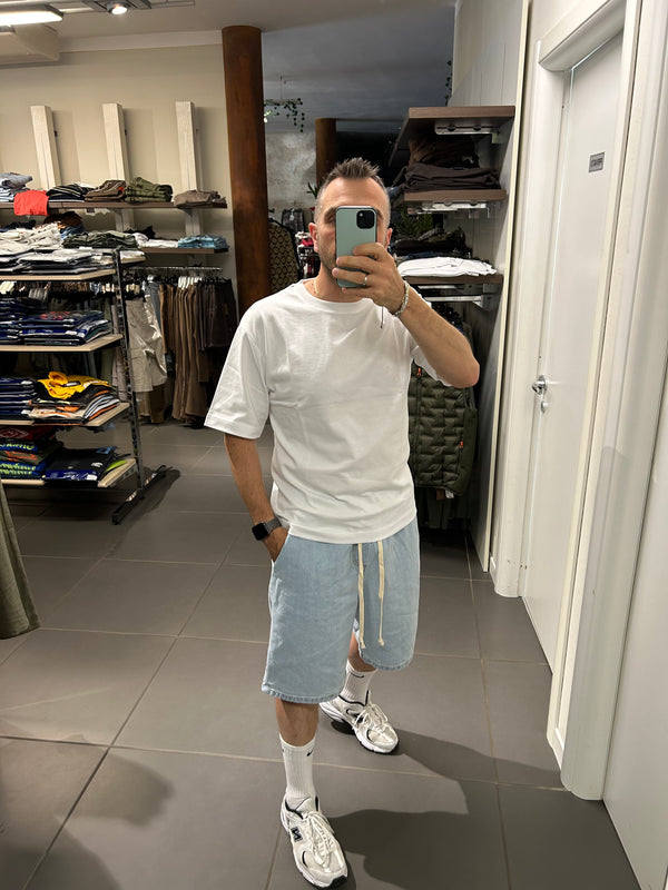 Bermuda LAUTARO denim chiaro