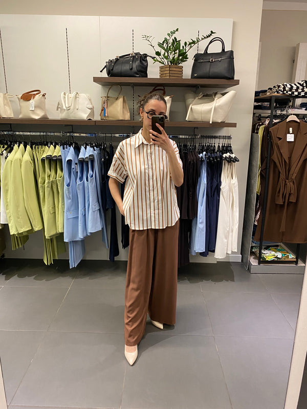 Camicia SAND tabacco