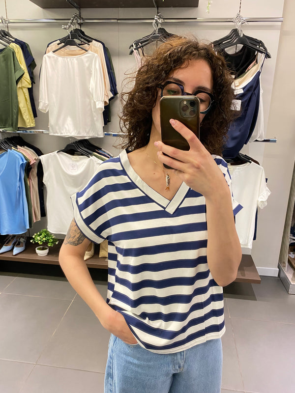 T-shirt MURANO blu