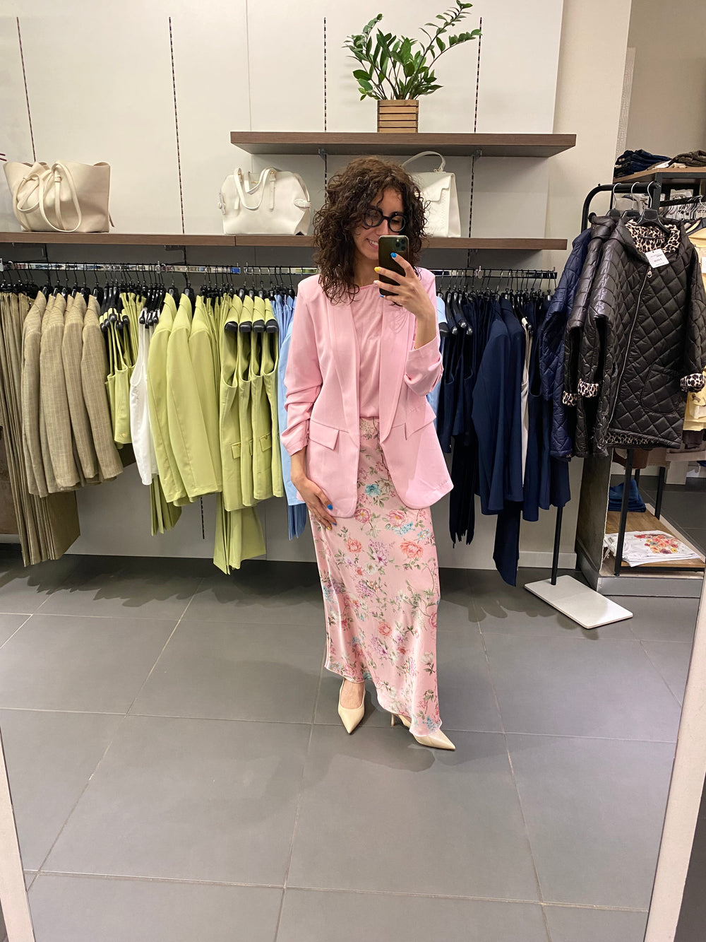Blazer ARRICCIATO rosa