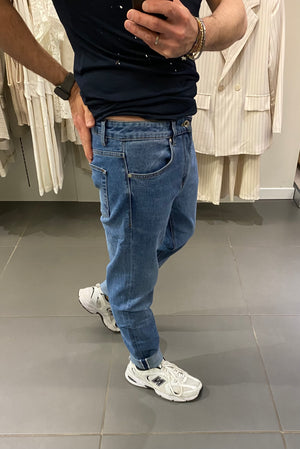JEANS CARROT scuro