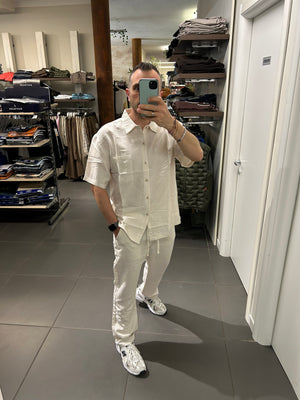 Camicia ZVEREV sabbia