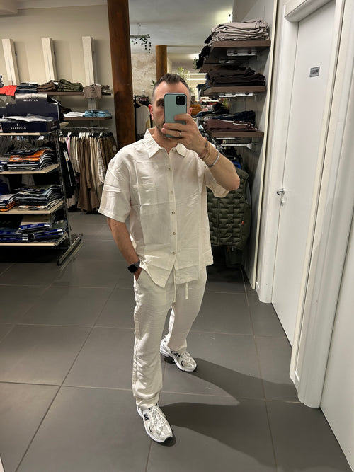 Camicia ZVEREV sabbia