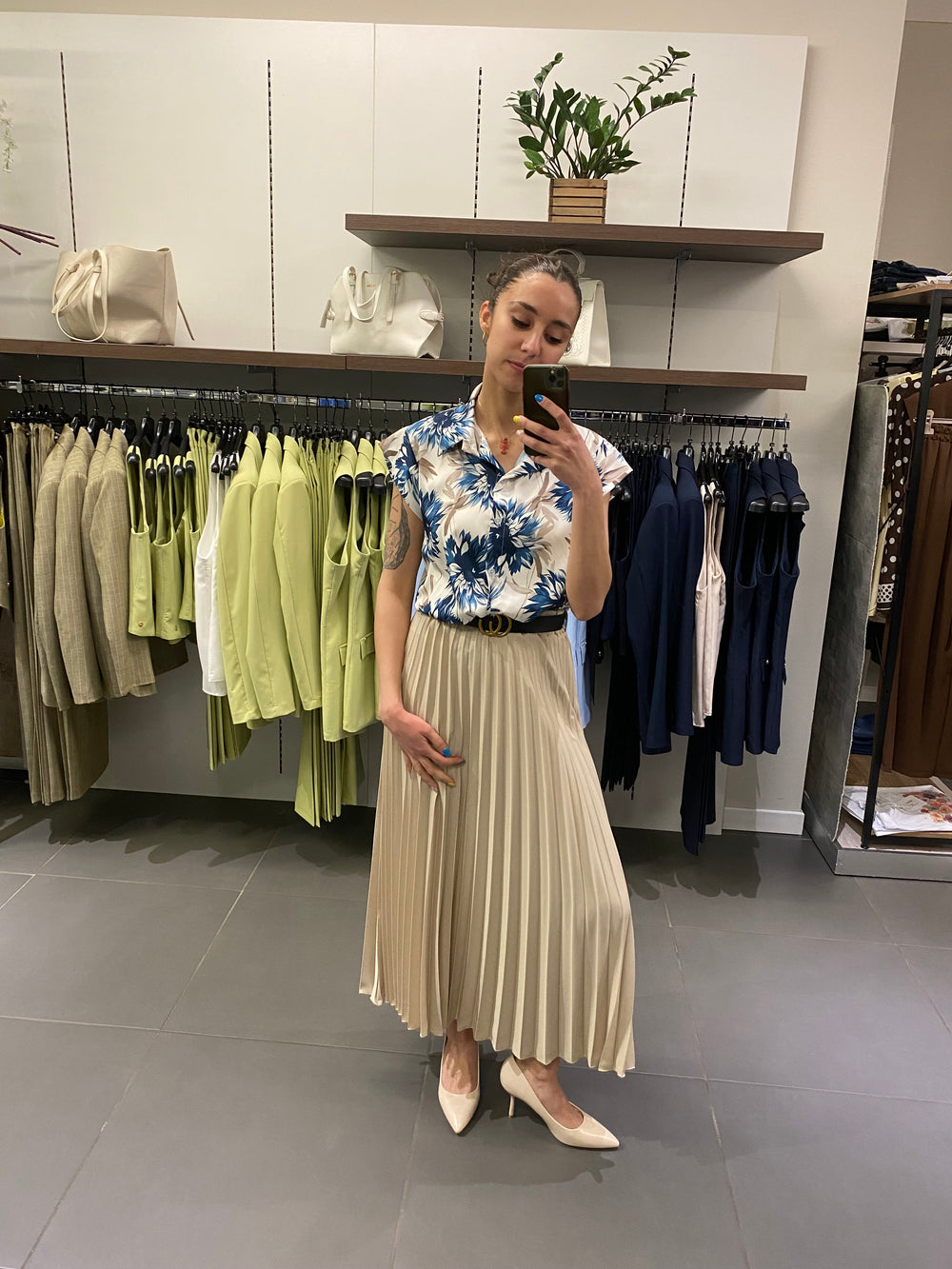 Camicia HAWAII blu