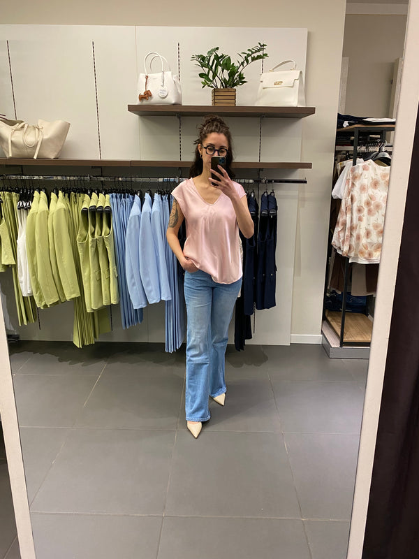 T-shirt SATIN rosa