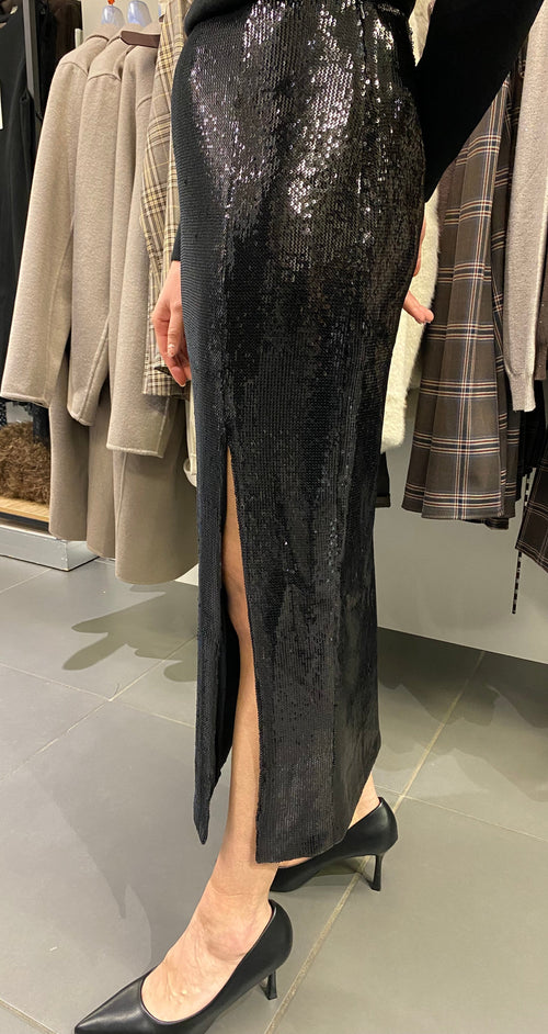 GONNA PAILLETTES LUNGA