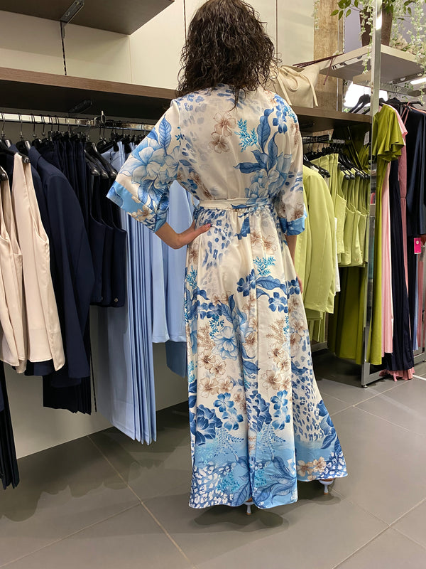 Abito KIMONO blu