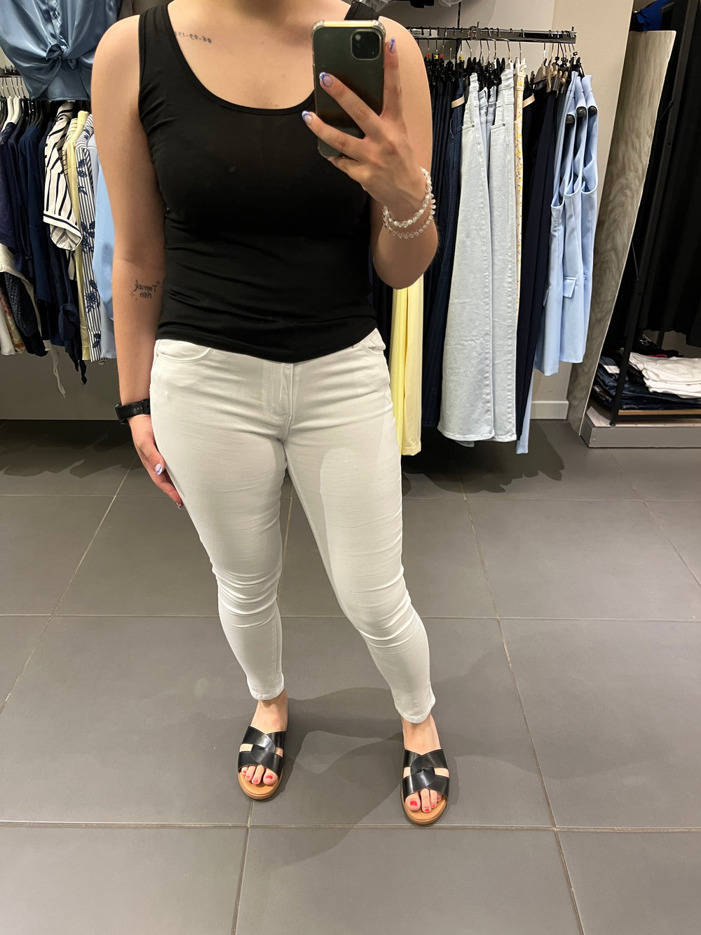 Jeans BELLUNO bianco