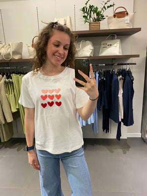 T-shirt MON AMOUR rosa