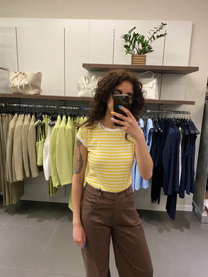 T-shirt COSTINA giallo