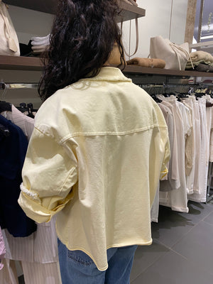 Giacca/Camicia cotone PEONIA gialla