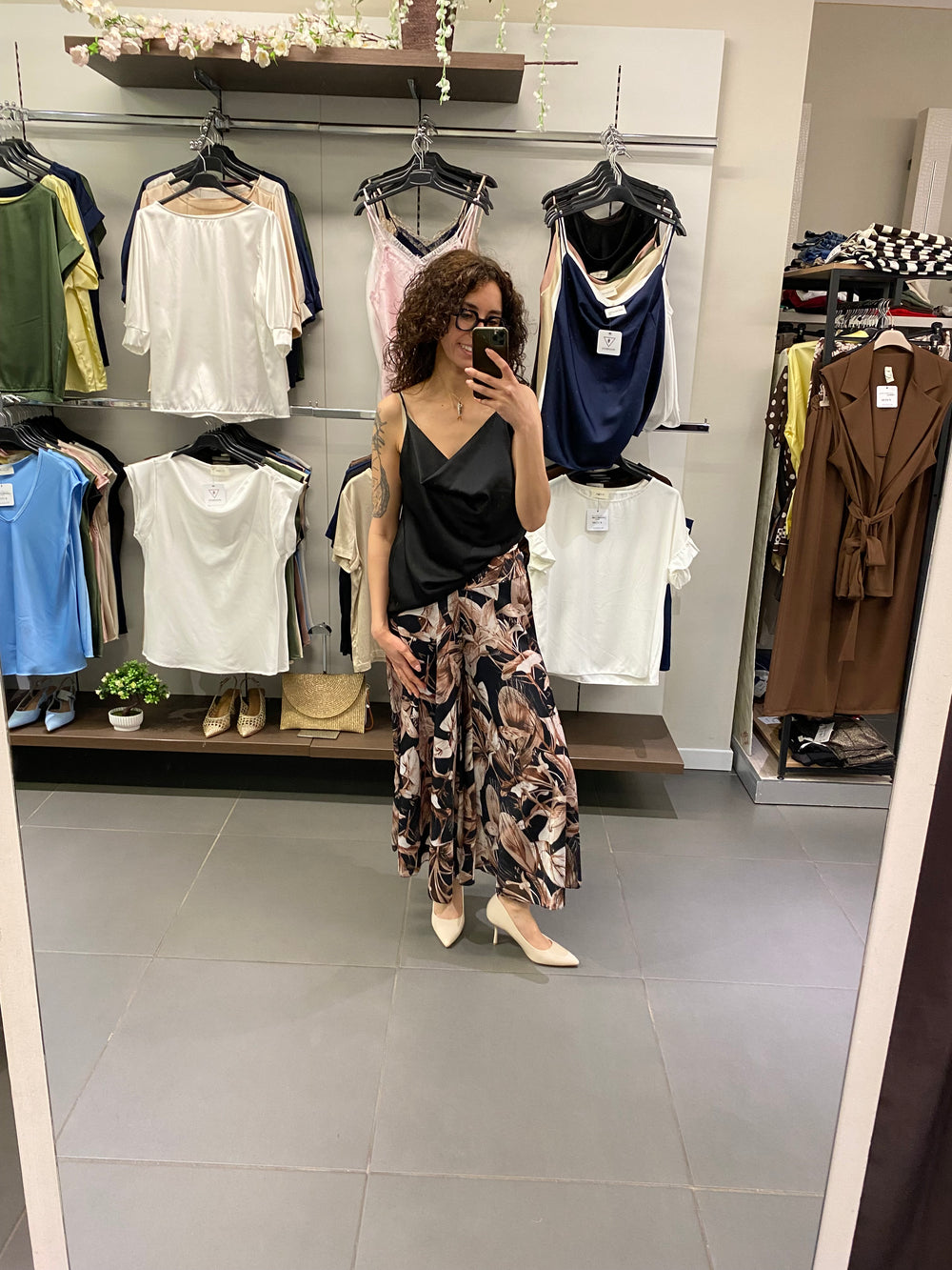 Canotta SATIN nero