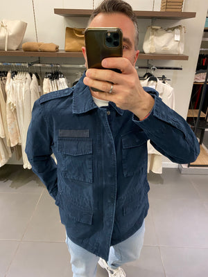 giacca SAHARIANA blu