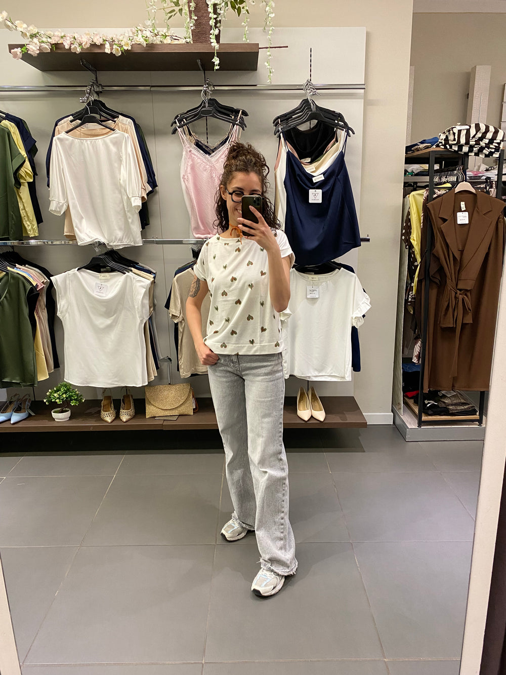 T-shirt CUORI verde