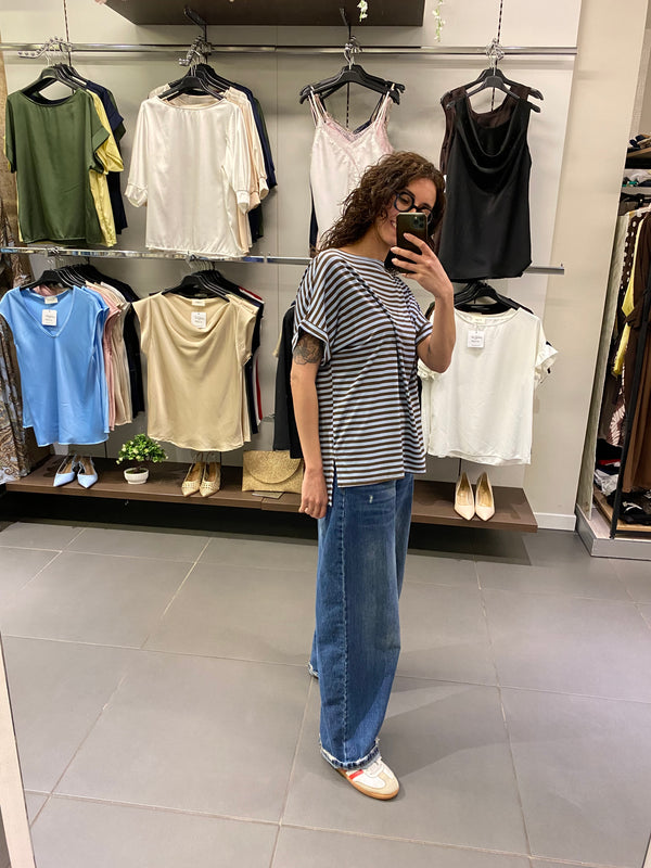 T-shirt PALMA azzurro