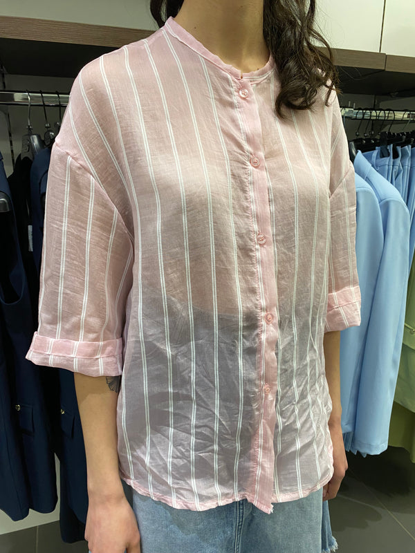 Camicia COREANA rosa