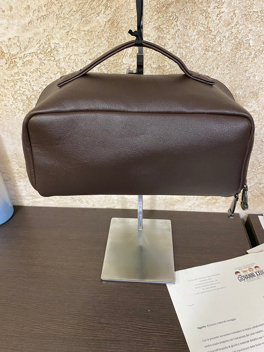 Beauty in pelle marrone