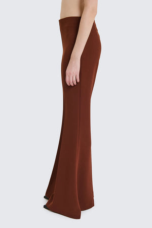 PANTALONE ELEGANTE A ZAMPA ruggine