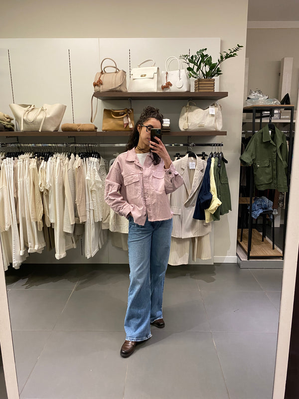 Giacca/Camicia cotone PEONIA rosa