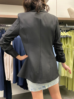 Blazer ARRICCIATO nero