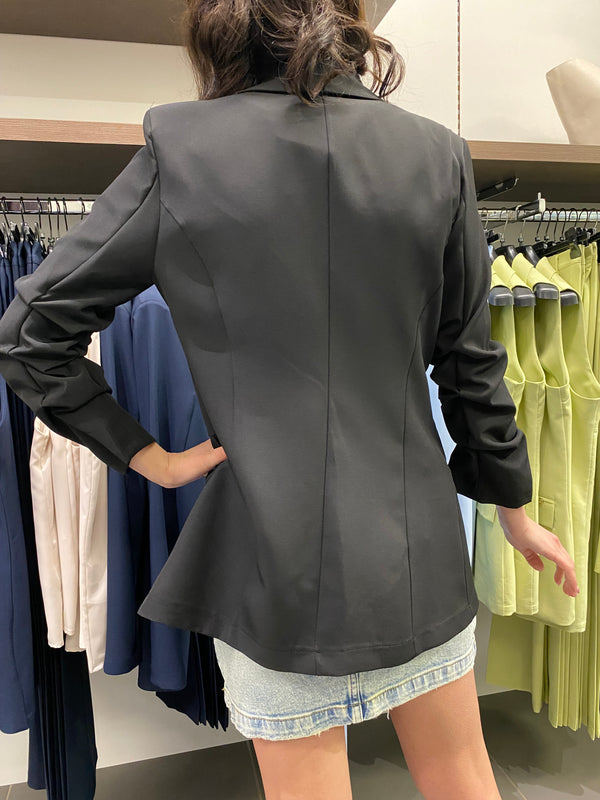 Blazer ARRICCIATO nero