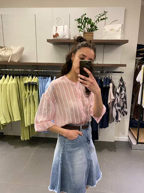 Camicia COREANA rosa