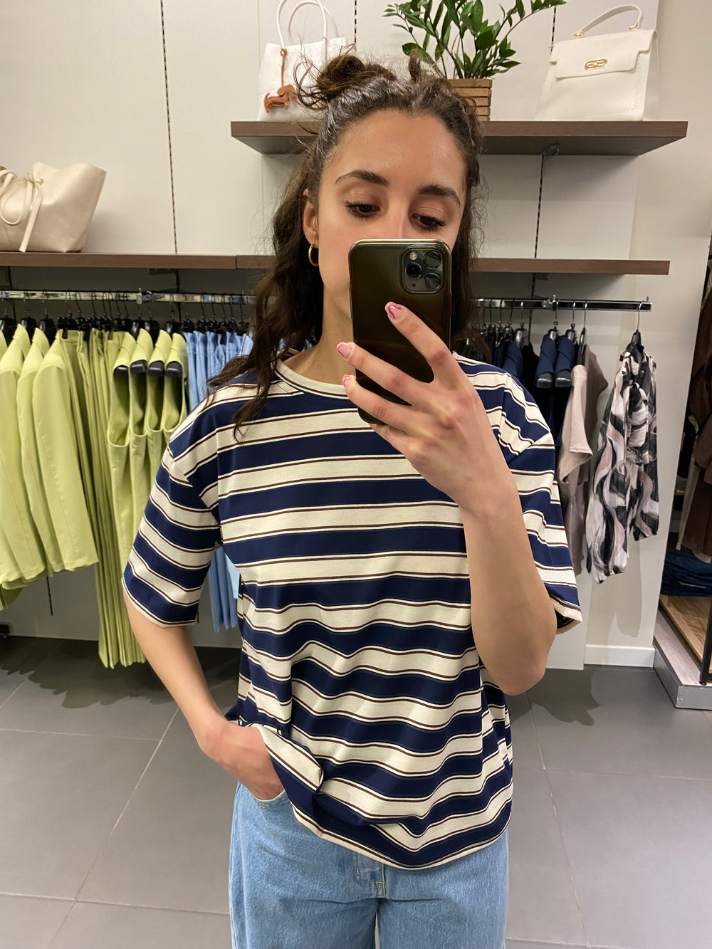 T-shirt SOTTOMARINA blu