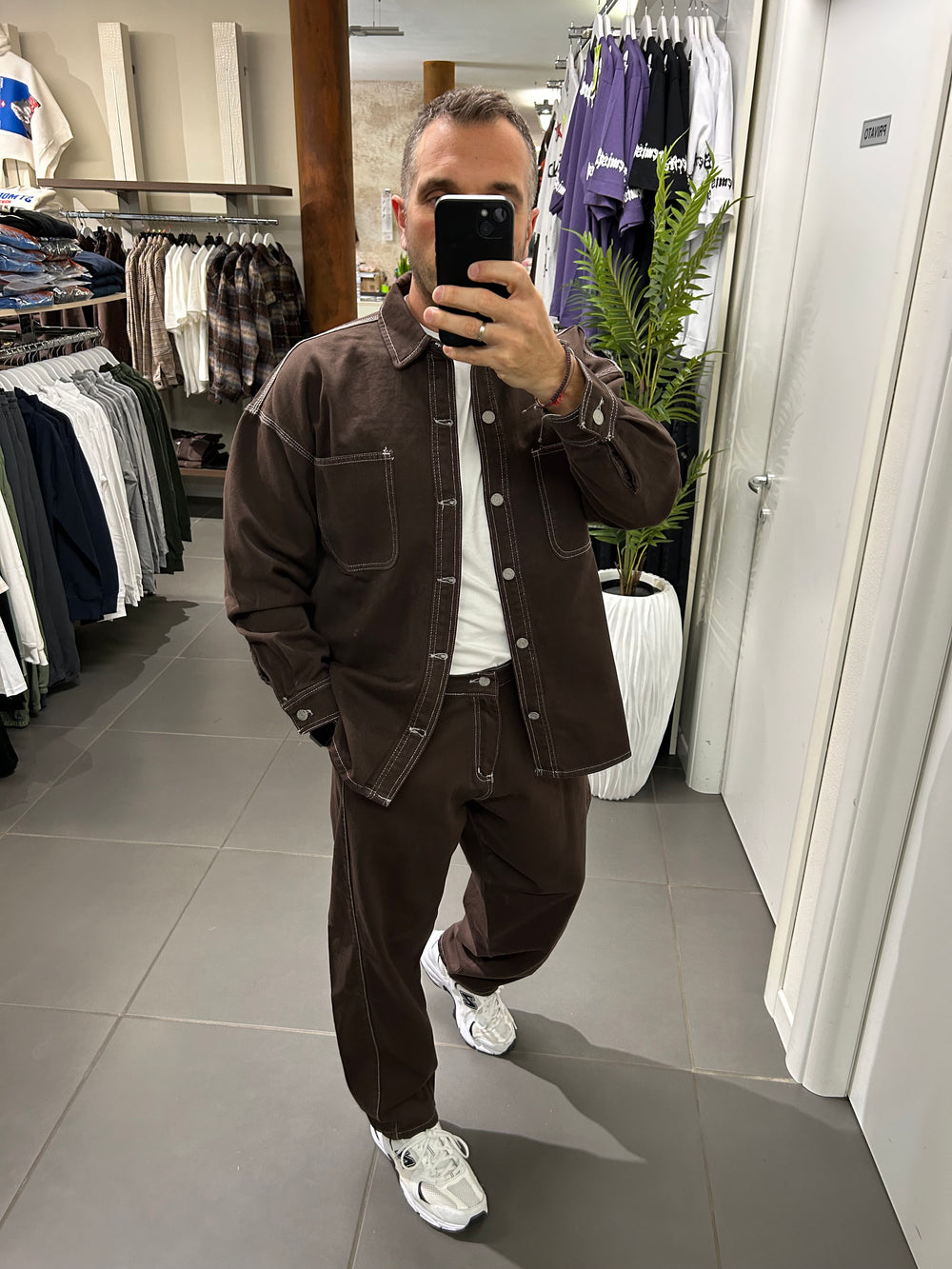 Completo Jeans JUST WEST cacao