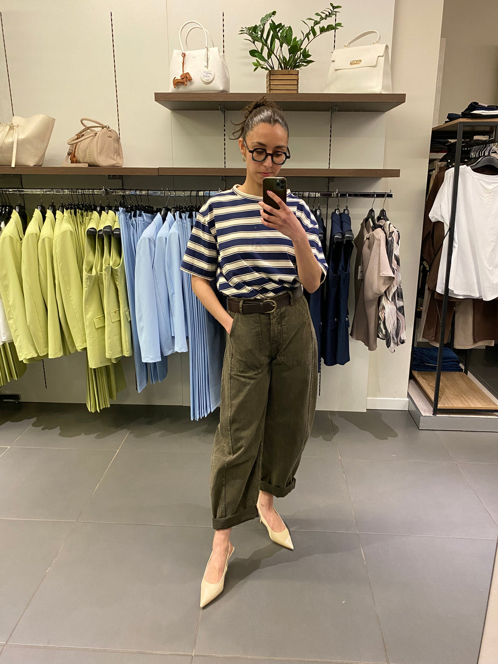 Jeans CARGO moro