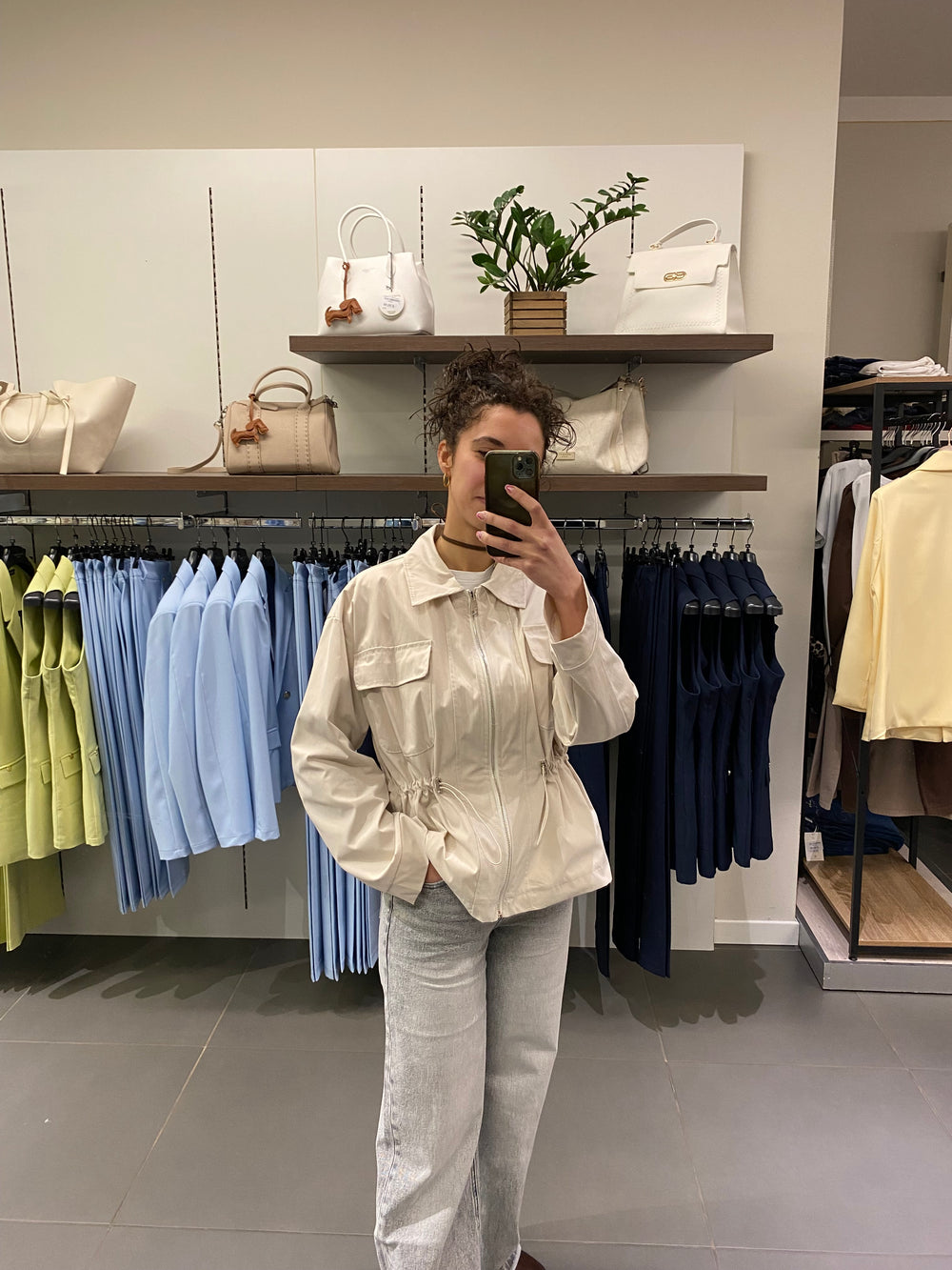Spolverino ARRICCIATO beige
